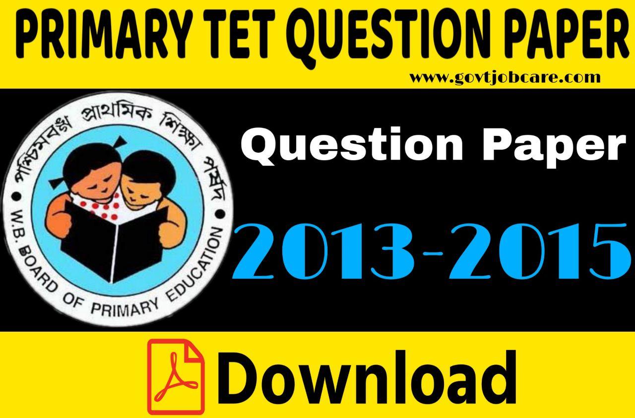 TET Question Paper