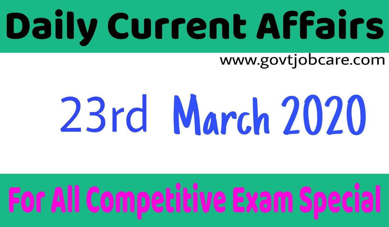 Today Current Affairs