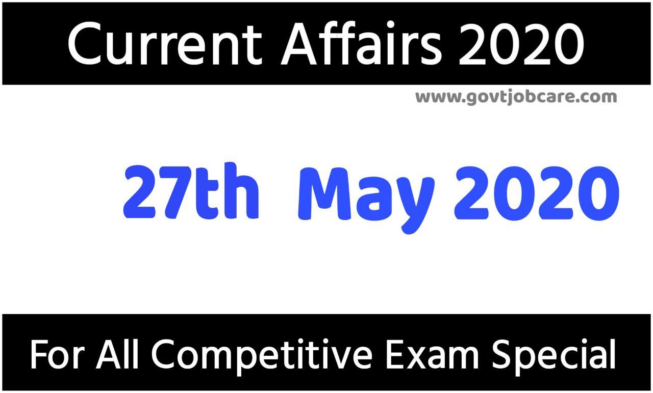 Today Fresh Current Affairs