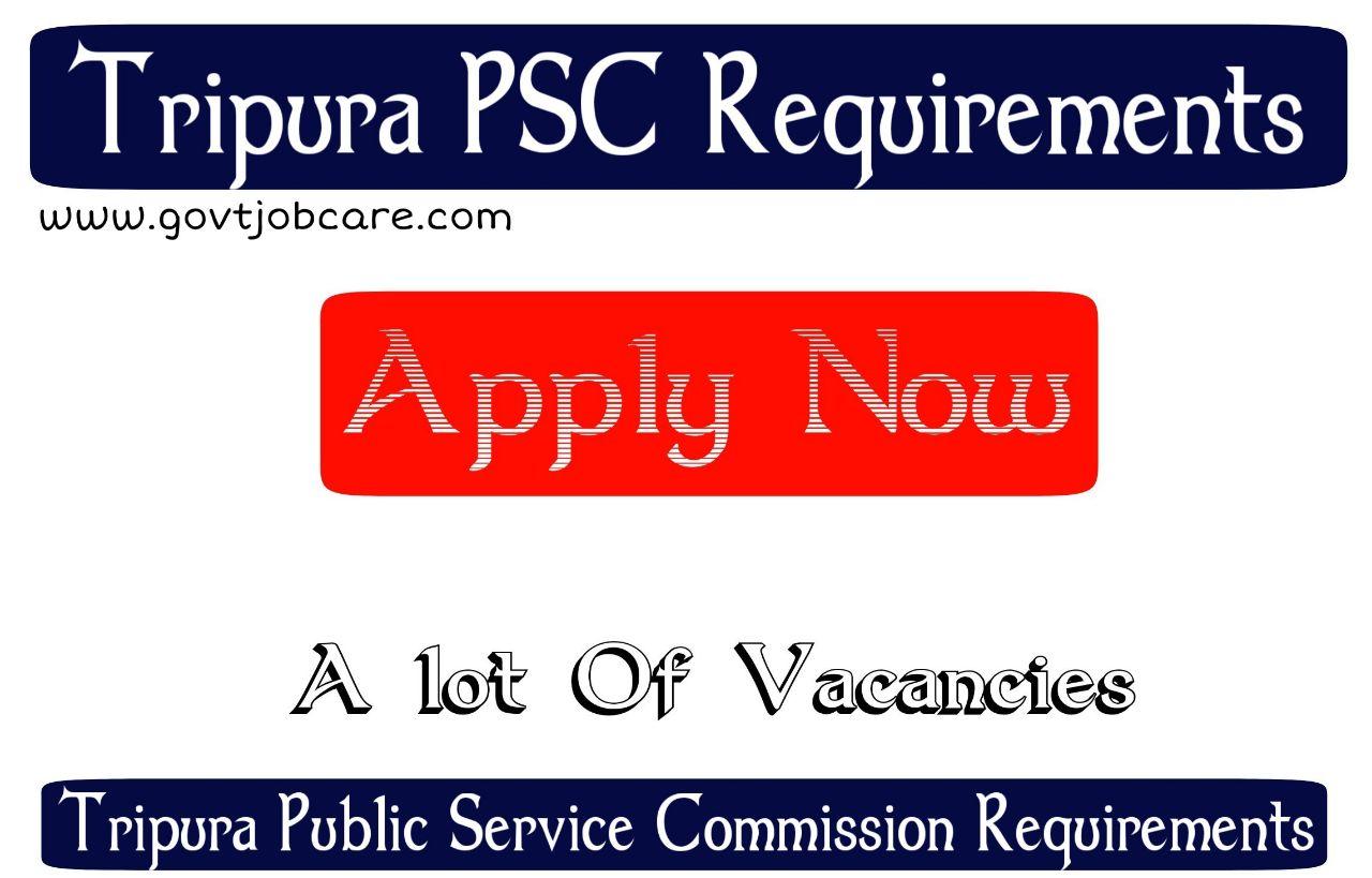 Tripura Public Service Commission Recruitment