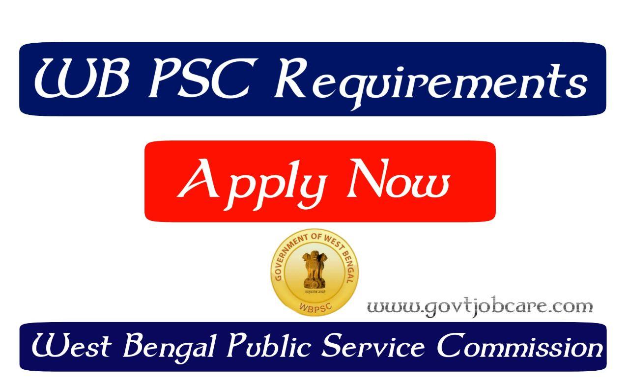 WBPSC Recruitment