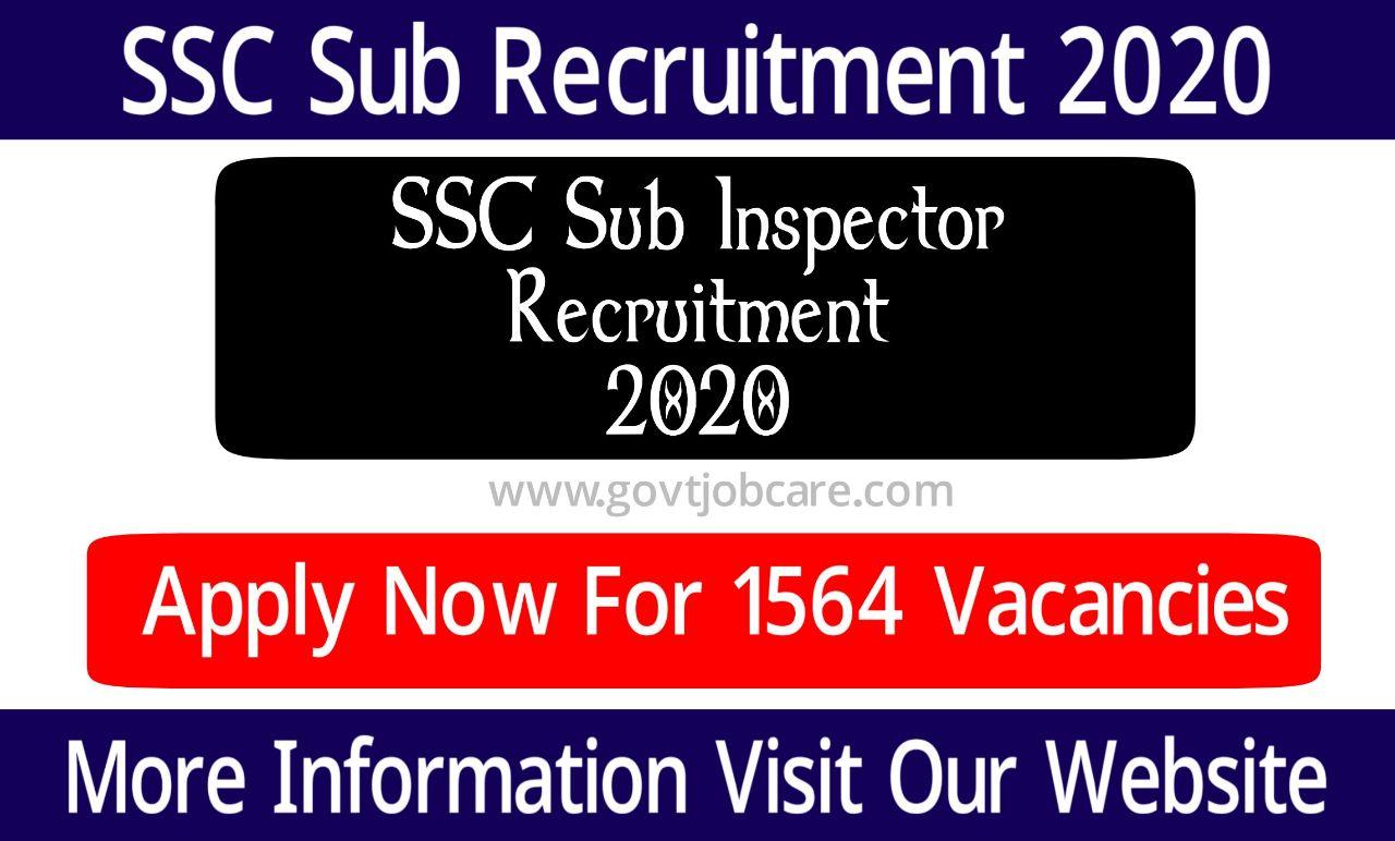 SSC Sub-Inspector and Central Armed Police Forces Recruitment