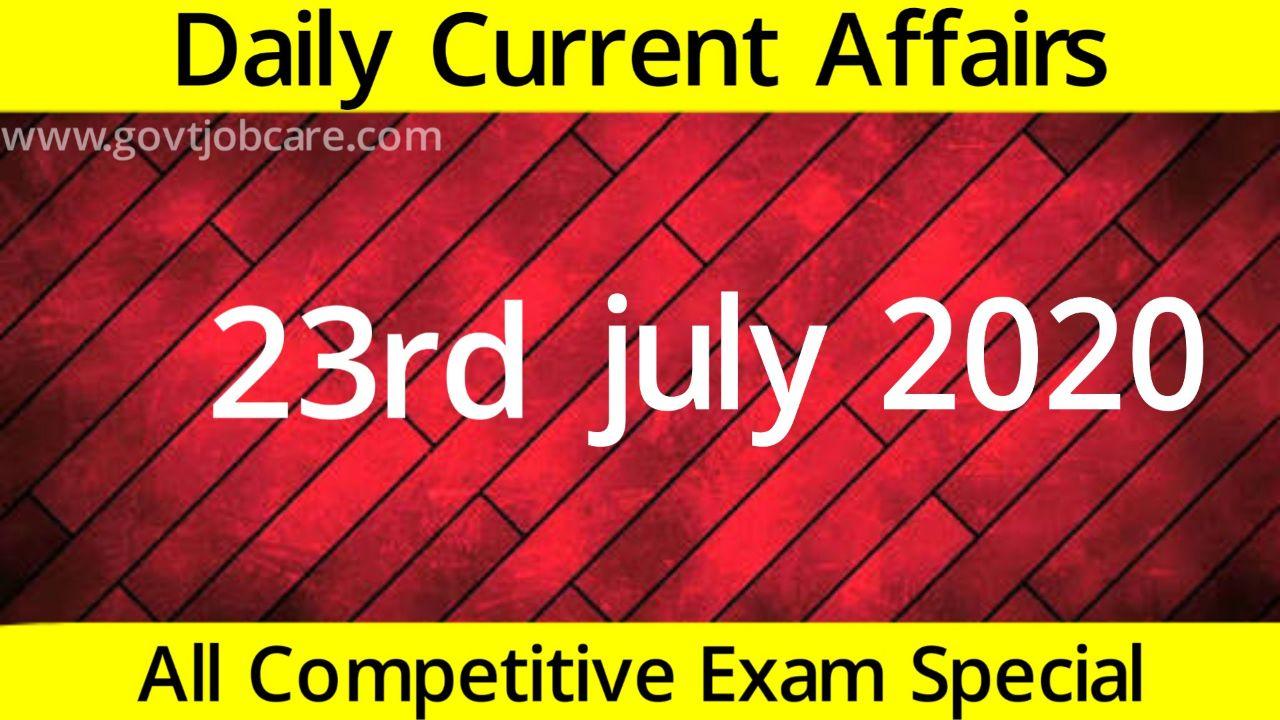 Advance Current Affairs