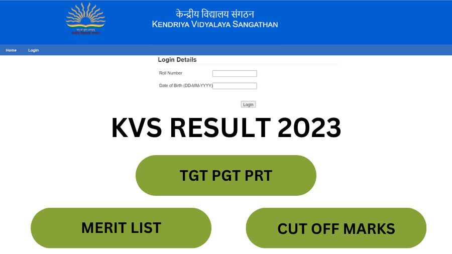 KVS Cut Off Marks 2023