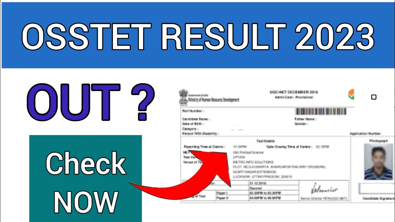 OSSTET Result 2023