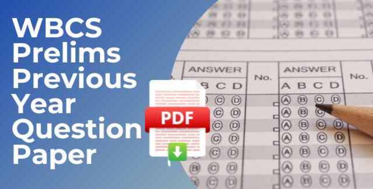 WBCS Previous Year Question Paper 1998-2022 PDF